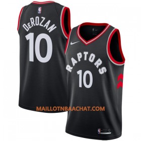 Maillot NBA Toronto Raptors DeMar DeRozan 10 Nike 2017-18 Noir Swingman - Homme